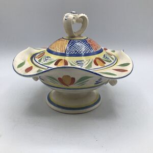 Japan‎ Floral divided Bowl With Lid, Made in Japan
